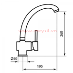 Vòi Rửa Chén Carysil G-2411